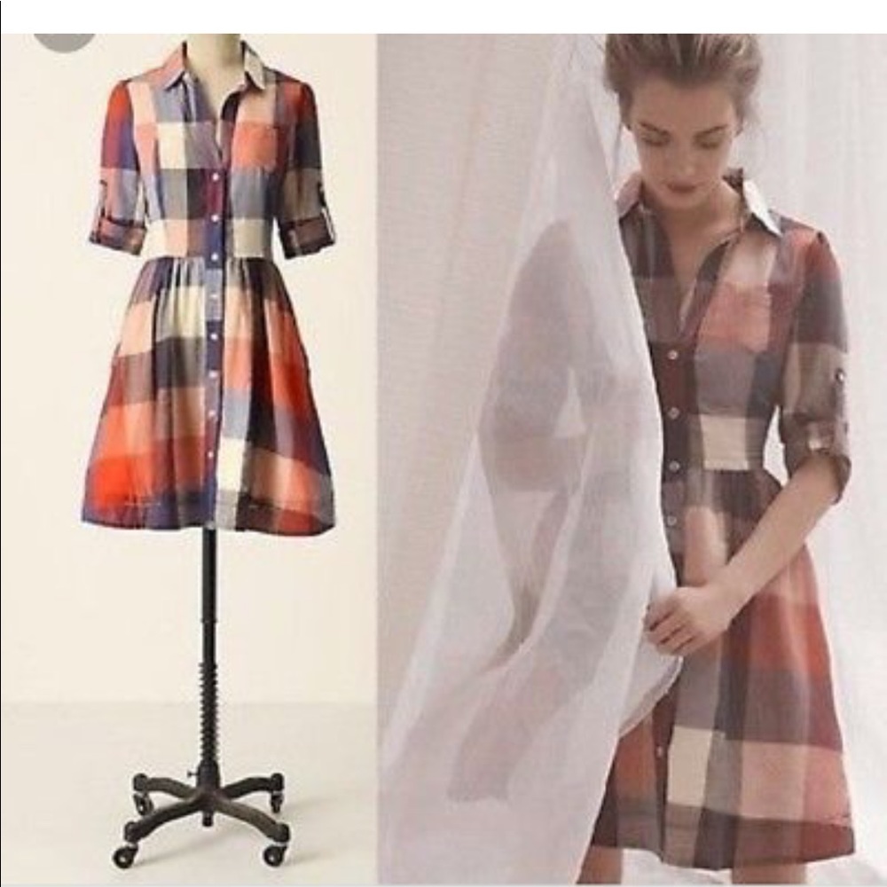 Anthropologie moulinette soeurs reed Shirtdress